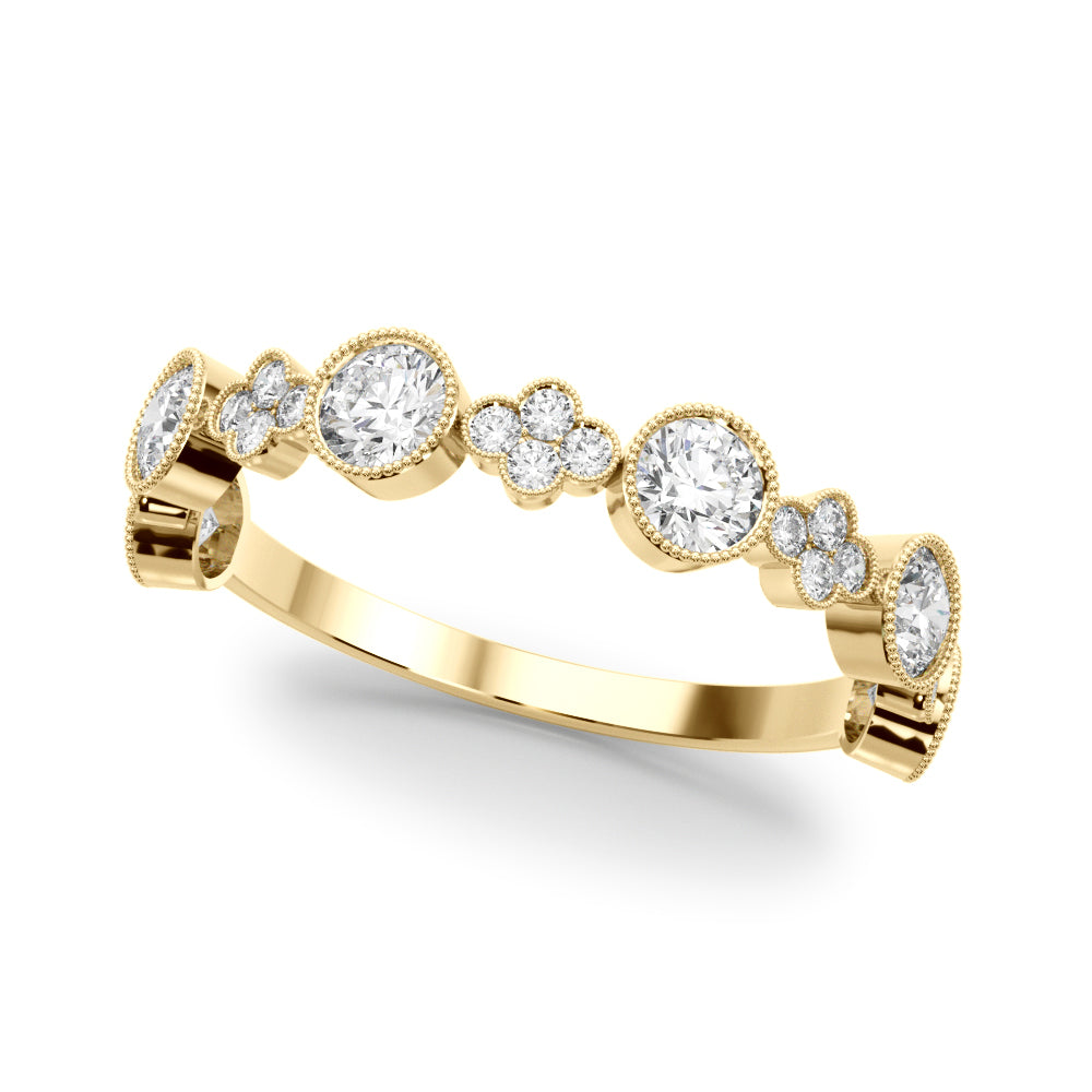 1/3 ct tw Lab Diamond Lab Grown Diamond Stackable Ring