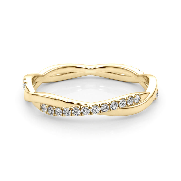 1/5 ct tw Lab Diamond Lab Grown Diamond Twisted Band