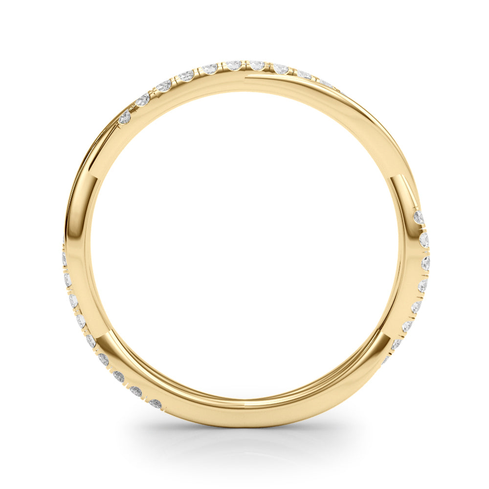 1/5 ct tw Lab Diamond Lab Grown Diamond Twisted Band