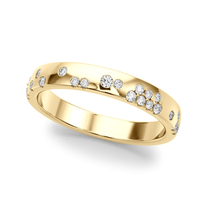 1/5 ct tw Lab Diamond Lab Grown Diamond 3Mm Band