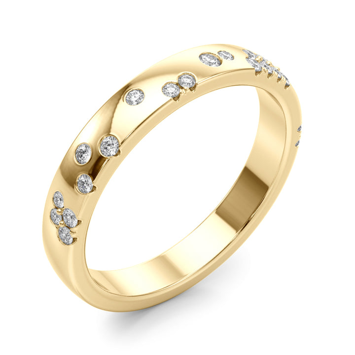 1/5 ct tw Lab Diamond Lab Grown Diamond 3Mm Band