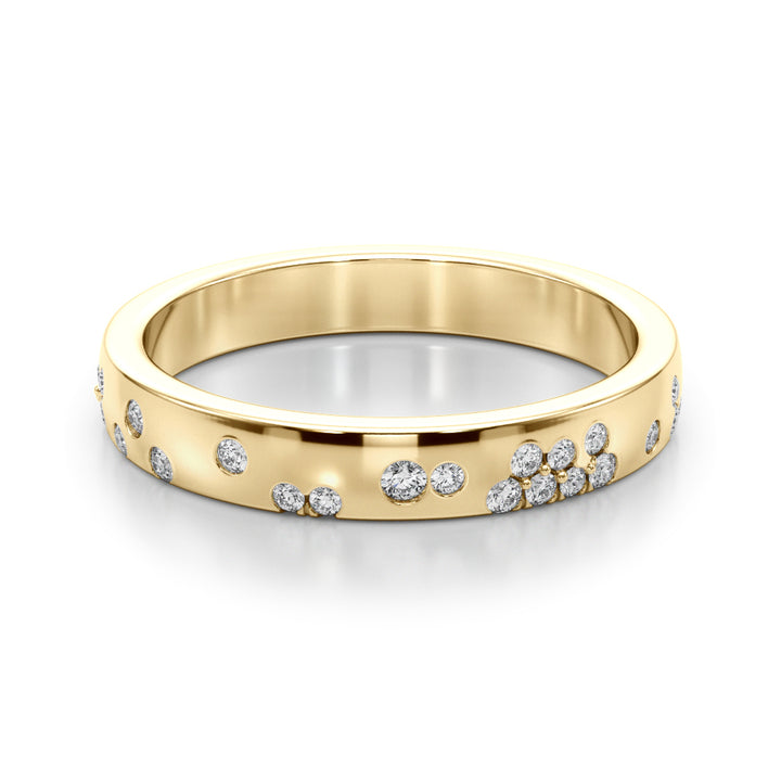 1/5 ct tw Lab Diamond Lab Grown Diamond 3Mm Band