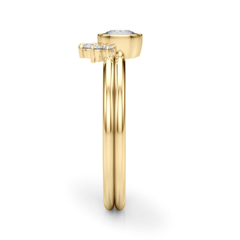 3/8 ct tw Lab Diamond Lab Grown Diamond Fashion Ring Round