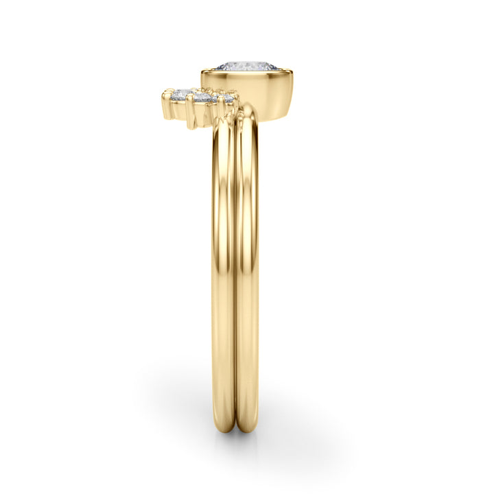 3/8 ct tw Lab Diamond Lab Grown Diamond Fashion Ring Round