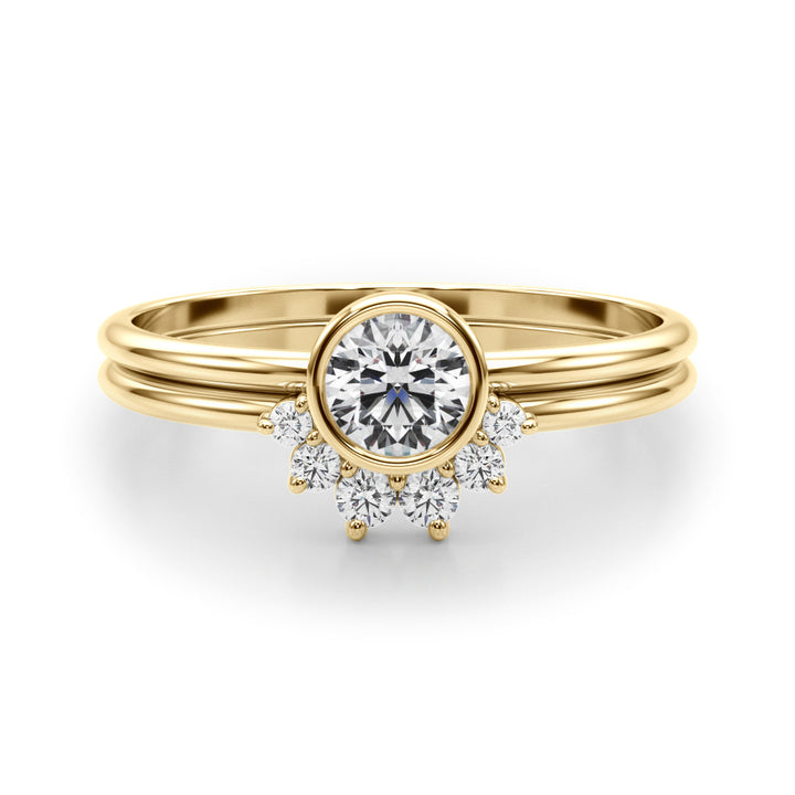 3/8 ct tw Lab Diamond Lab Grown Diamond Fashion Ring Round