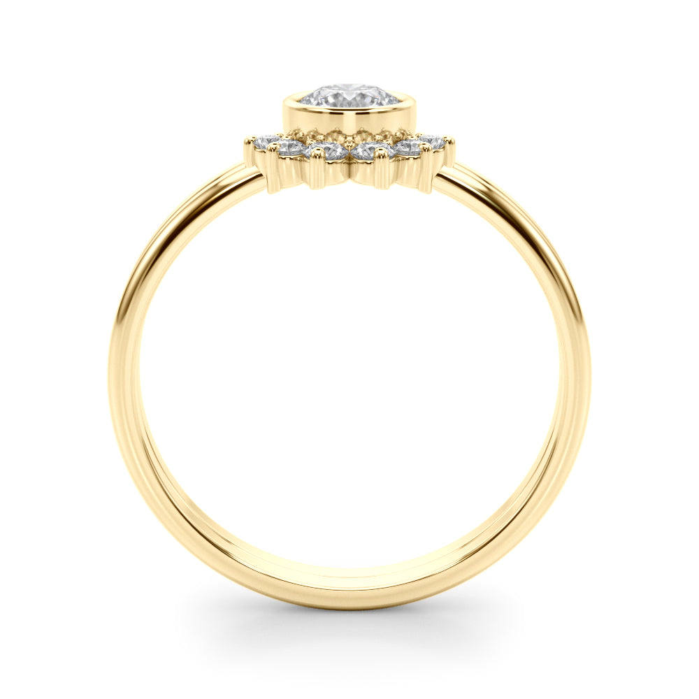 3/8 ct tw Lab Diamond Lab Grown Diamond Fashion Ring Round