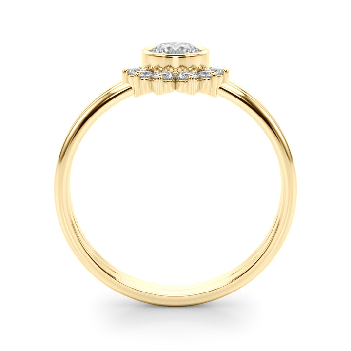 3/8 ct tw Lab Diamond Lab Grown Diamond Fashion Ring Round