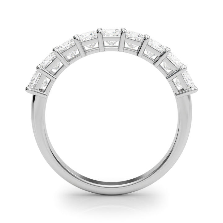 1 7/8 ct tw Lab Diamond Lab Grown Diamond 9 Stone Band Princess Cut