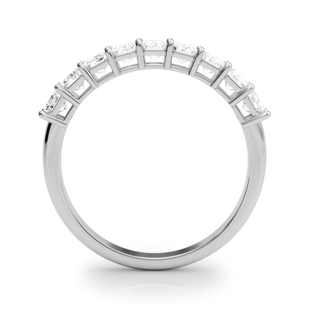 1 1/3 ct tw Lab Diamond Lab Grown Diamond 9 Stone Band Emerald Cut