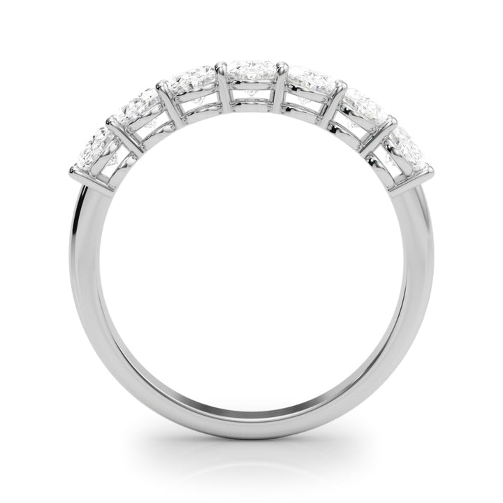 2 ct tw Lab Diamond Lab Grown Diamond 7 Stone Band Oval