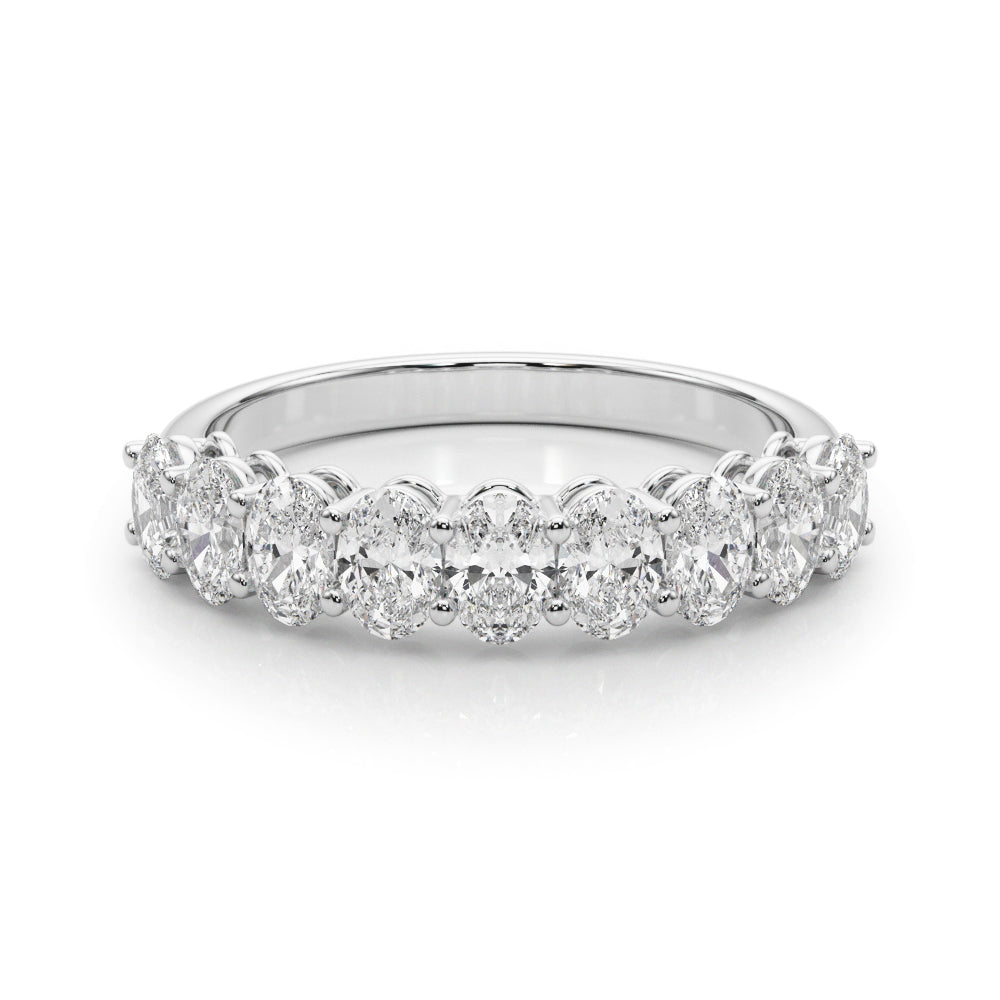 1 7/8 ct tw Lab Diamond Lab Grown Diamond 9 Stone Band Oval