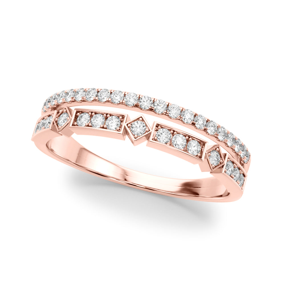1/5 ct tw Lab Diamond Lab Grown Diamond Fashion Band