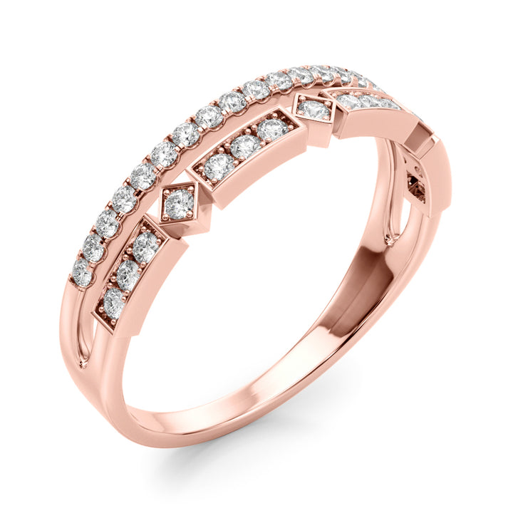 1/5 ct tw Lab Diamond Lab Grown Diamond Fashion Band