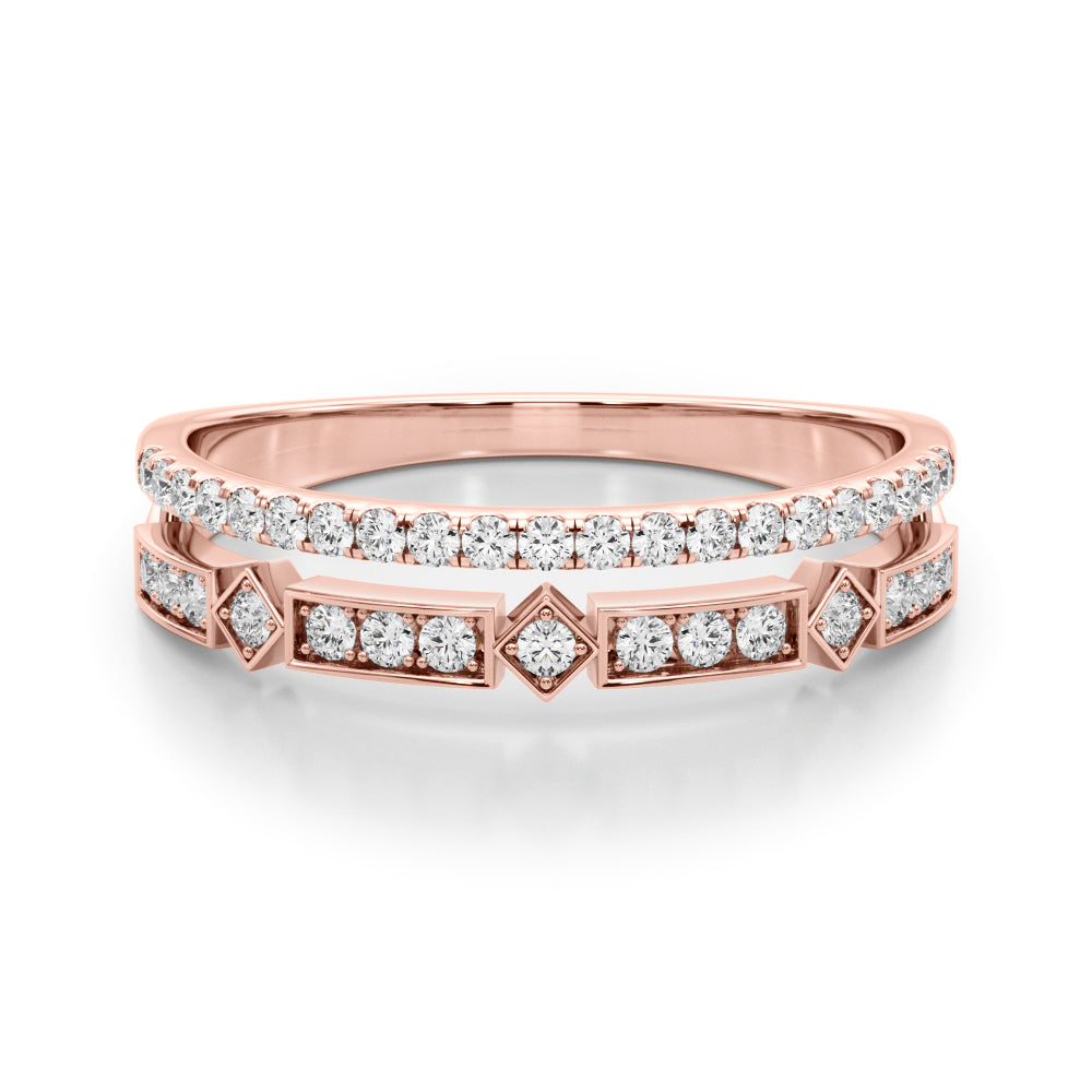 1/5 ct tw Lab Diamond Lab Grown Diamond Fashion Band