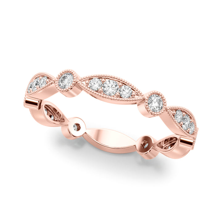 1/3 ct tw Lab Diamond Lab Grown Diamond Stackable Ring