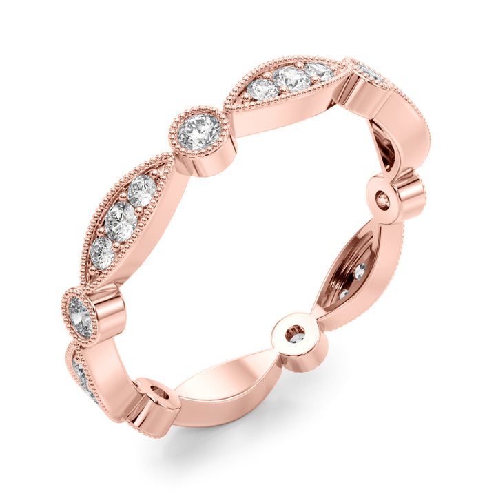 1/3 ct tw Lab Diamond Lab Grown Diamond Stackable Ring