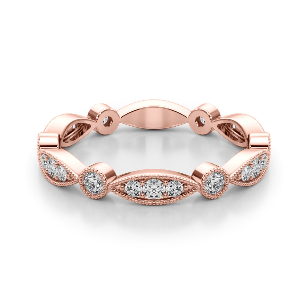 1/3 ct tw Lab Diamond Lab Grown Diamond Stackable Ring