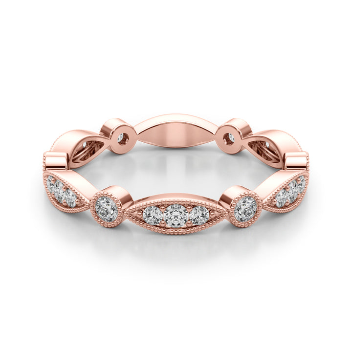 1/3 ct tw Lab Diamond Lab Grown Diamond Stackable Ring
