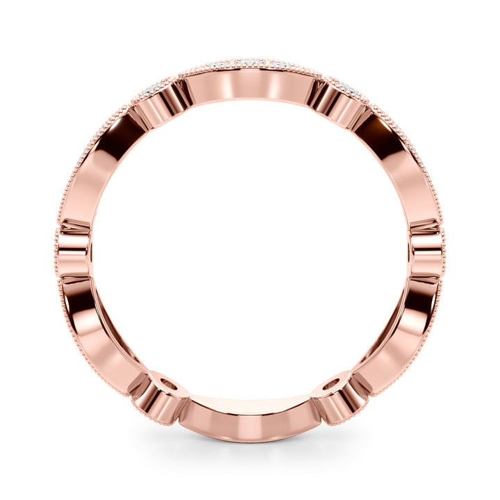1/3 ct tw Lab Diamond Lab Grown Diamond Stackable Ring