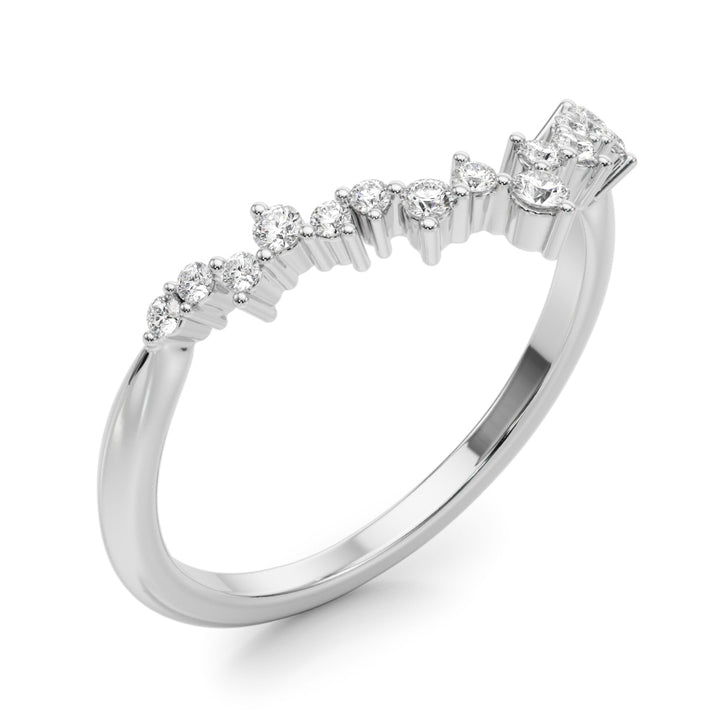 1/5 ct tw Lab Diamond Lab Grown Diamond Fashion Band