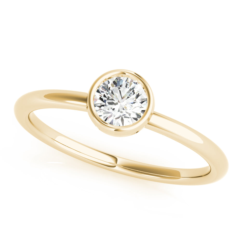 1/3 ct tw Lab Diamond Lab Grown Diamond Solitaire Stack Round