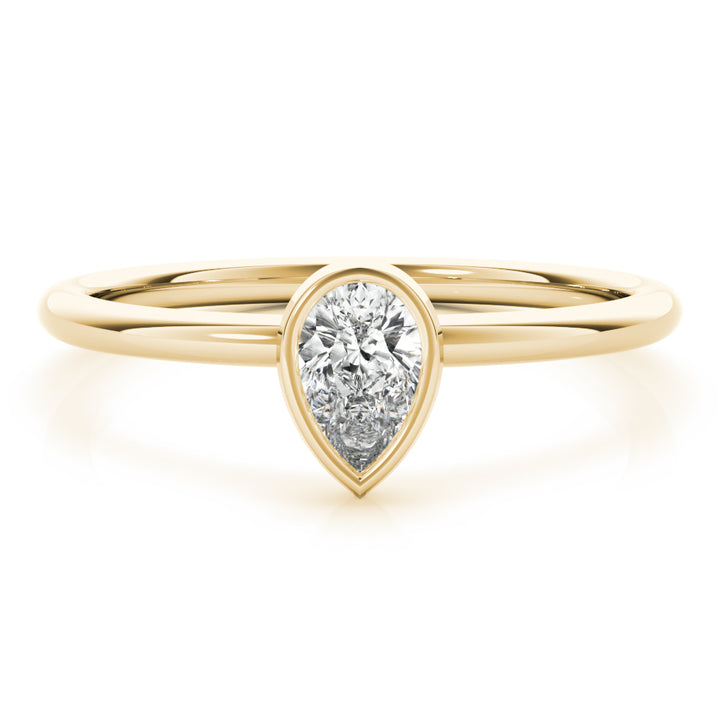 1/4 ct tw Lab Diamond Lab Grown Diamond Solitaire Stack Pear Shape