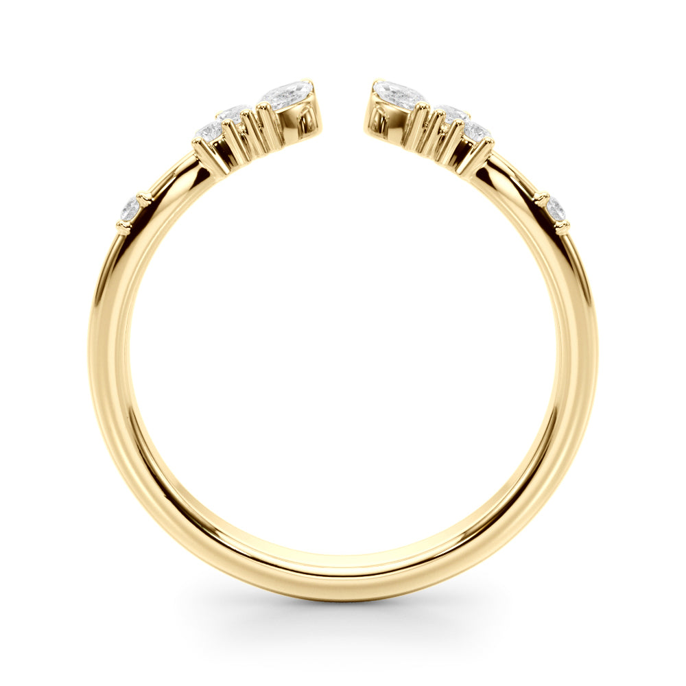 1/4 ct tw Lab Diamond Lab Grown Diamond Fashion Ring Marquise & Round