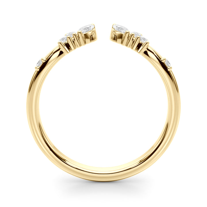 1/4 ct tw Lab Diamond Lab Grown Diamond Fashion Ring Marquise & Round