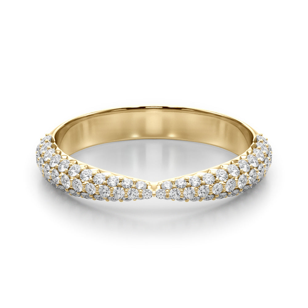 1/2 ct tw Lab Diamond Lab Grown Diamond Fashion Band