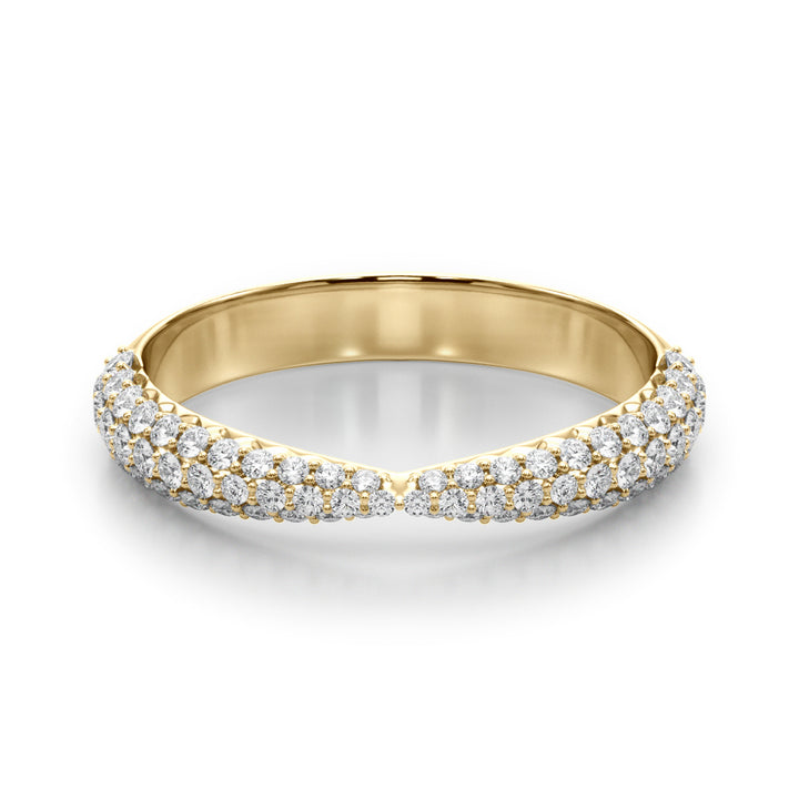 1/2 ct tw Lab Diamond Lab Grown Diamond Fashion Band