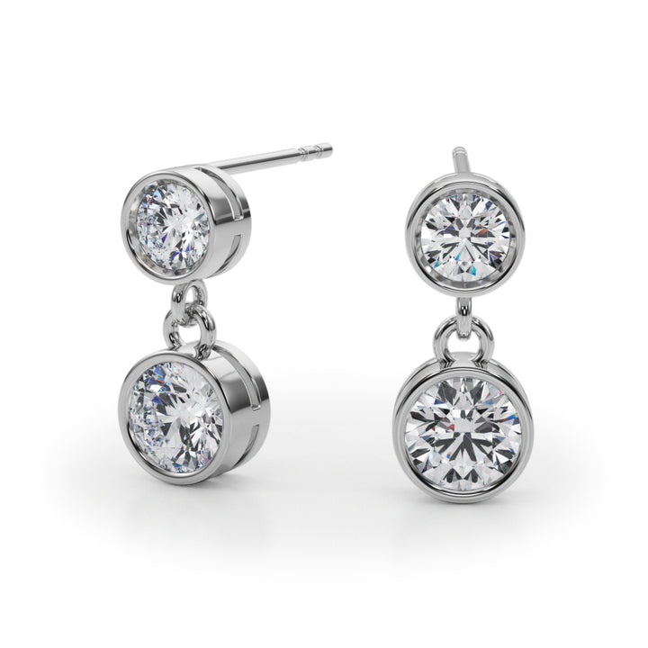 1 ct tw Lab Diamond Lab Grown Diamond Fashion Earrings