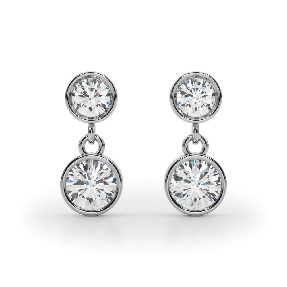 1 ct tw Lab Diamond Lab Grown Diamond Fashion Earrings