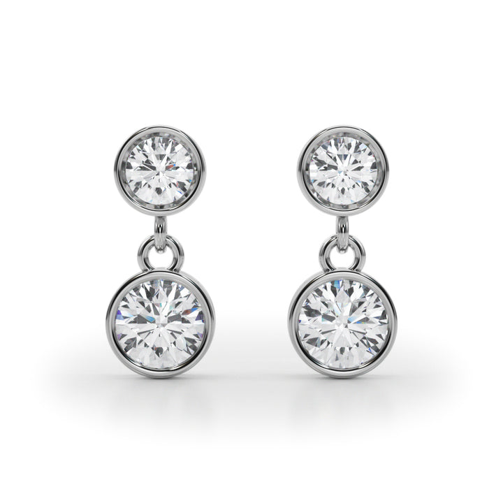 1 ct tw Lab Diamond Lab Grown Diamond Fashion Earrings