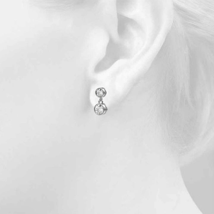 1 ct tw Lab Diamond Lab Grown Diamond Fashion Earrings