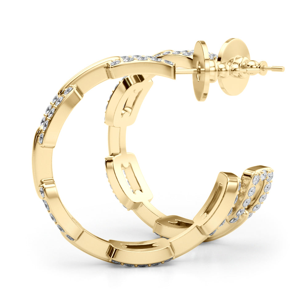1 ct tw Lab Diamond Lab Grown Diamond Fashion Earrings