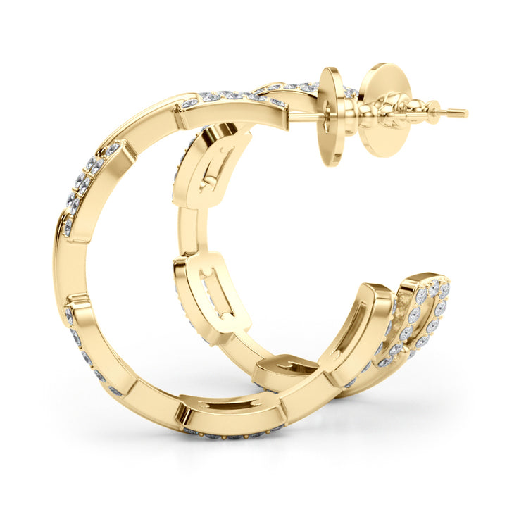 1 ct tw Lab Diamond Lab Grown Diamond Fashion Earrings