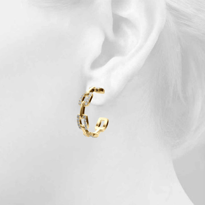 1 ct tw Lab Diamond Lab Grown Diamond Fashion Earrings