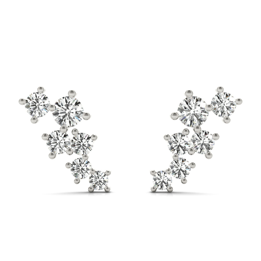 1/4 ct tw Lab Diamond Lab Grown Diamond Fashion Earrings Round
