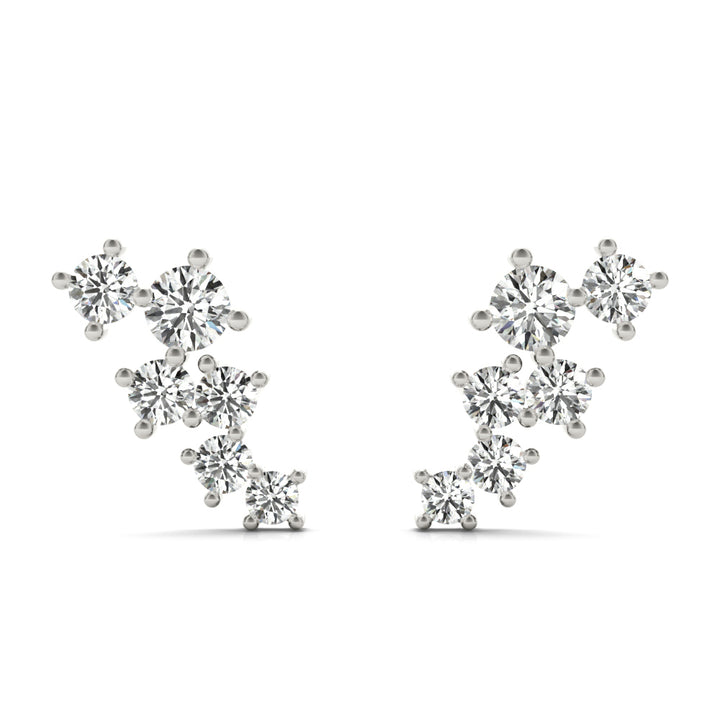 1/4 ct tw Lab Diamond Lab Grown Diamond Fashion Earrings Round