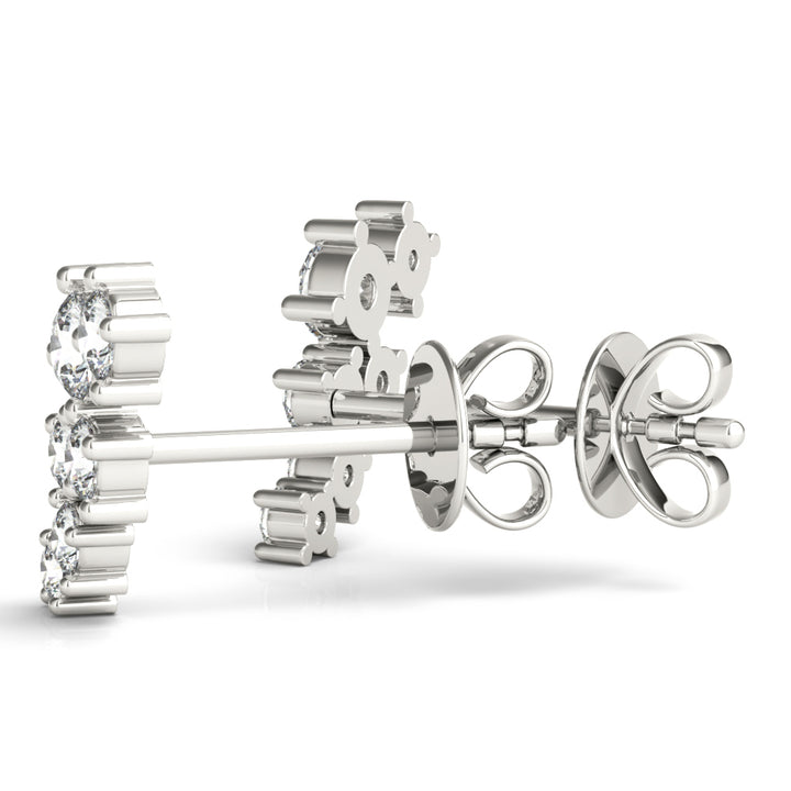 1/4 ct tw Lab Diamond Lab Grown Diamond Fashion Earrings Round