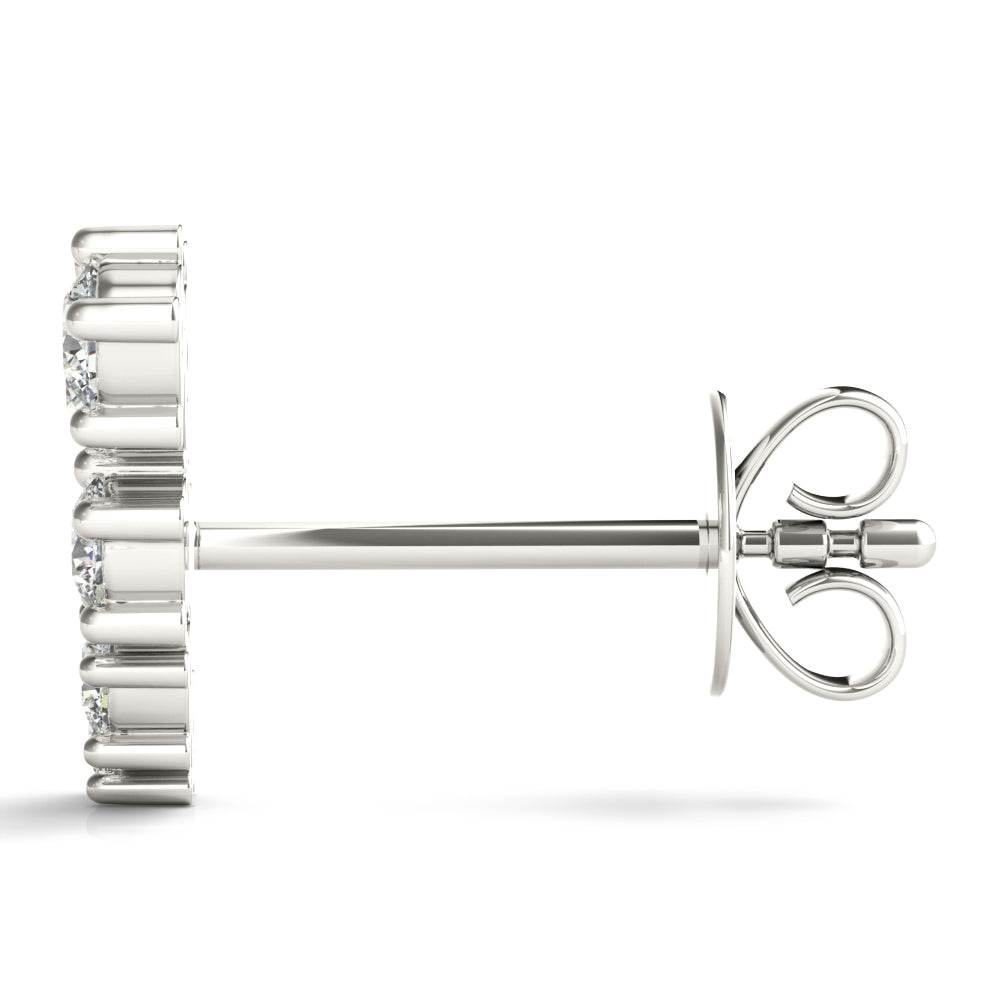 1/4 ct tw Lab Diamond Lab Grown Diamond Fashion Earrings Round