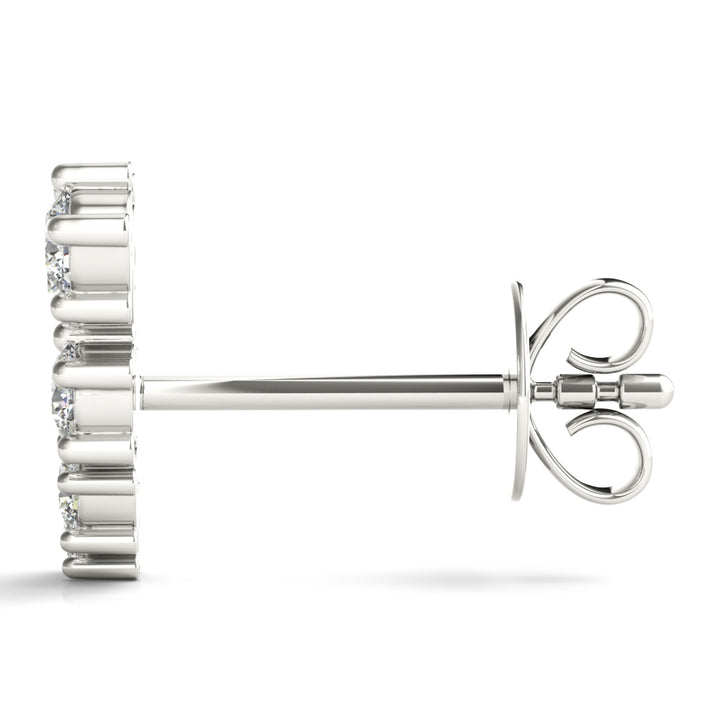 1/4 ct tw Lab Diamond Lab Grown Diamond Fashion Earrings Round