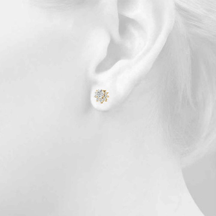 3/4 ct tw Lab Diamond Lab Grown Diamond Fashion Earrings