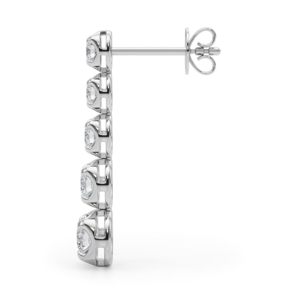 7/8 ct tw Lab Diamond Lab Grown Diamond Earrings