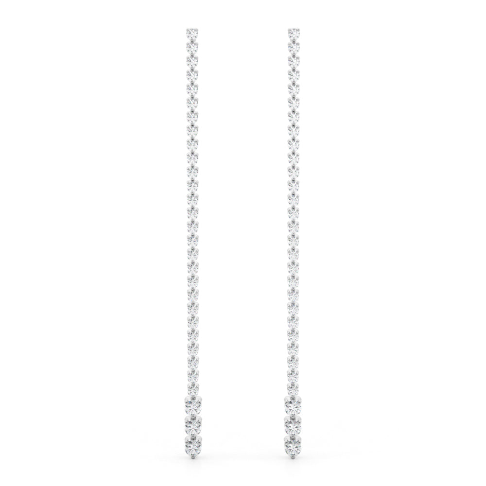 2 1/5 ct tw Lab Diamond Lab Grown Diamond Earrings