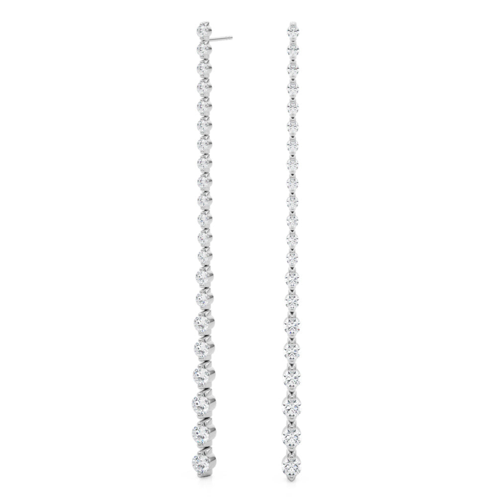 4 1/2 ct tw Lab Diamond Lab Grown Diamond Earrings