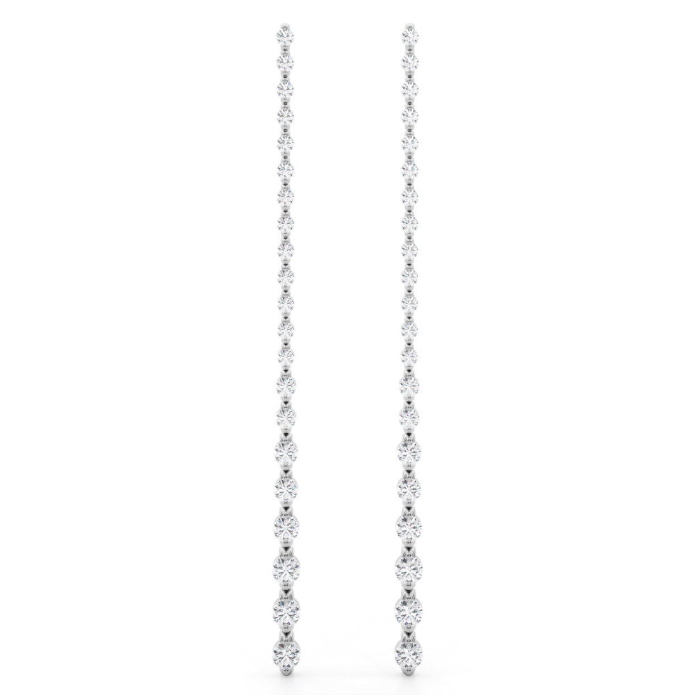 4 1/2 ct tw Lab Diamond Lab Grown Diamond Earrings