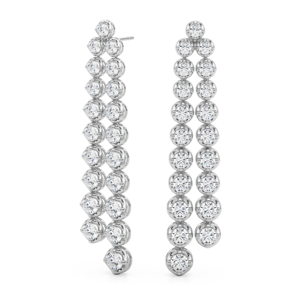 4 1/2 ct tw Lab Diamond Lab Grown Diamond Earrings