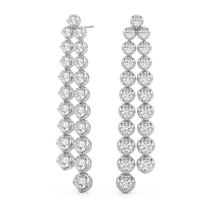 4 1/2 ct tw Lab Diamond Lab Grown Diamond Earrings