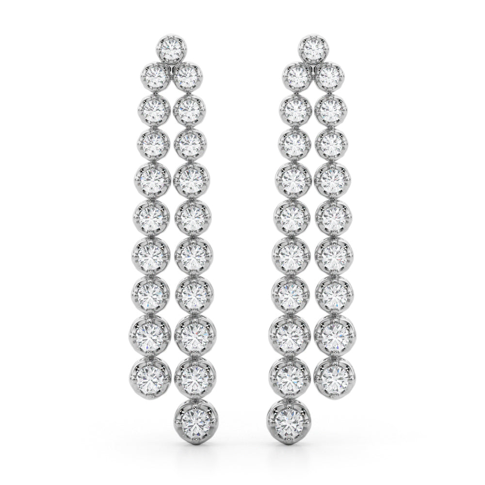 4 1/2 ct tw Lab Diamond Lab Grown Diamond Earrings